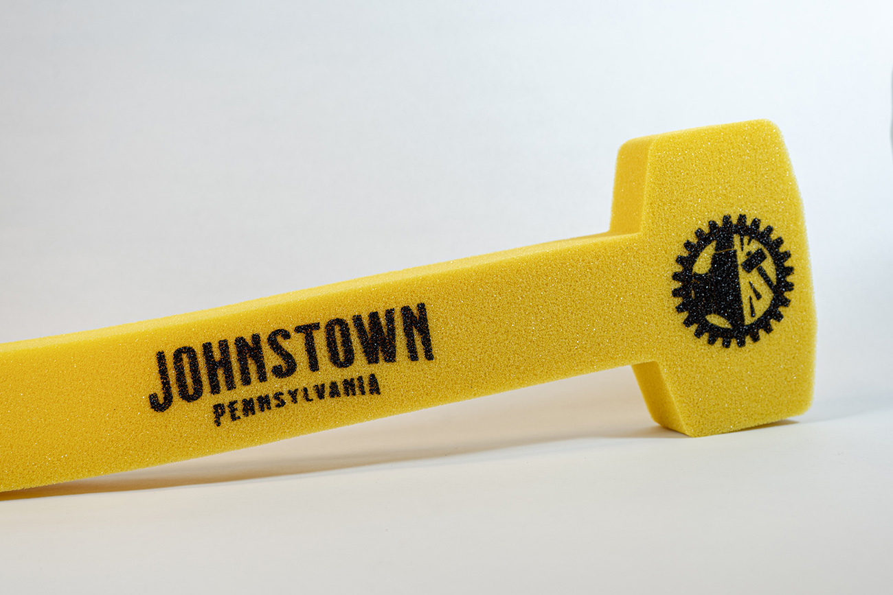 Visit Johnstown Merchandise Foam Sledge Hammer